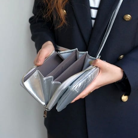 【blancle JAPAN】M.LEATHER DETACHABLE WALLET SH bc1225