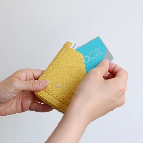 【blancle JAPAN】S.LEATHER J ZIP WALLET bc1228