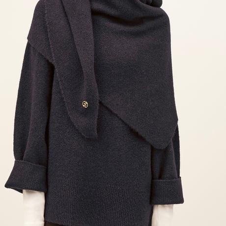 【2024 AUTUMN/WINTER COLLECTION】YENN ALPACA MIX SCARF Y244-91107