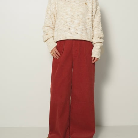 【2024 AUTUMN/WINTER COLLECTION】YENN WASHED CORDUROY PT Y244-31111