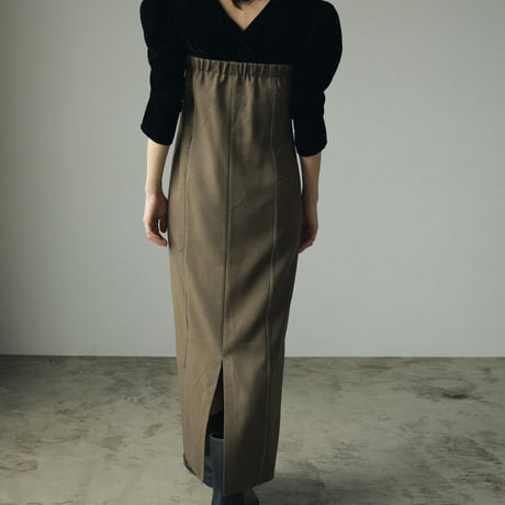 [24’WINTER COLLECTION] ànuke アンヌーク Heather Bare Onepiece 62420306