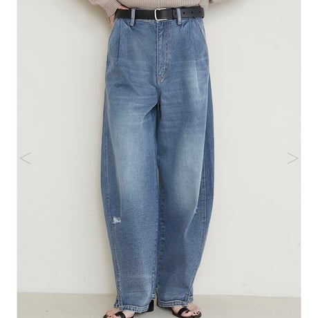 YENN イエン CURVED SEAM DENIM PT Y234-31041
