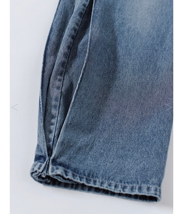 YENN イエン SIDE PLEATED DENIM PANTS Y242-31045 | YENN イエン SIDE PLEATED DENIM PANTS Y242-31045 |