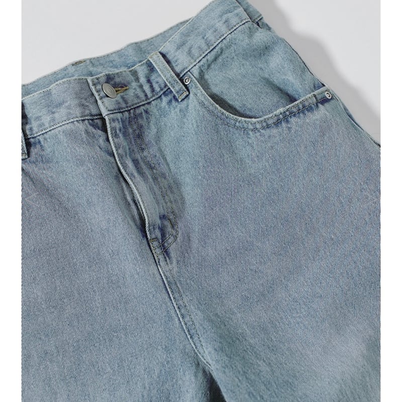 YENN イエン SIDE PLEATED DENIM PANTS Y242-31045 | YENN イエン SIDE PLEATED DENIM PANTS Y242-31045 |