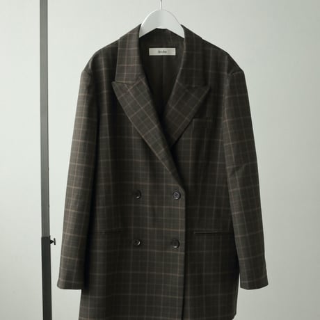 [24’WINTER COLLECTION] ànuke アンヌーク Oversize Double Jacket 62420105