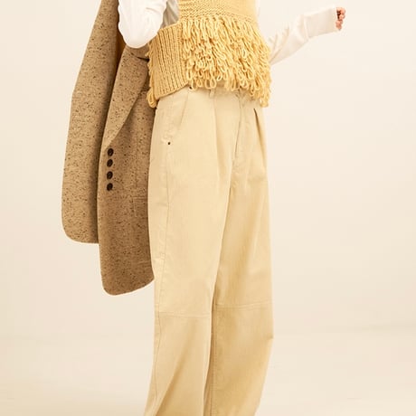 【2024 AUTUMN/WINTER COLLECTION】YENN LOOP HAND KNIT VEST Y244-98110