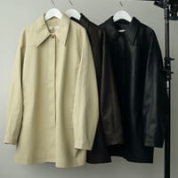[24’WINTER COLLECTION] ànuke アンヌーク Ecoleather Over Jacket 62420103