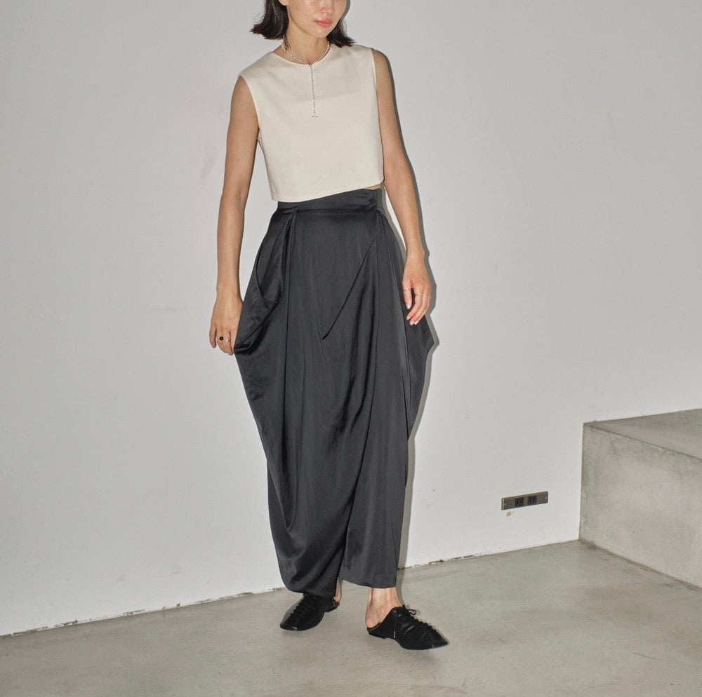 TODAYFUL トゥデイフル Satin Drape Skirt 12410803 | AM