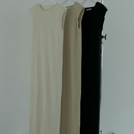 [ànuke 2024 Spring Summer Collection] Cutoff Rib Onepiece 62410310