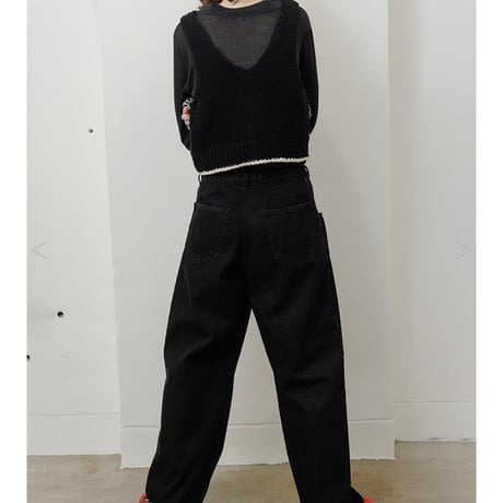 YENN イエン TUCK BELT DESIGN PANTS Y243-31081