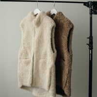 [24’WINTER COLLECTION] ànuke アンヌーク Eco Fur Vest 62420102