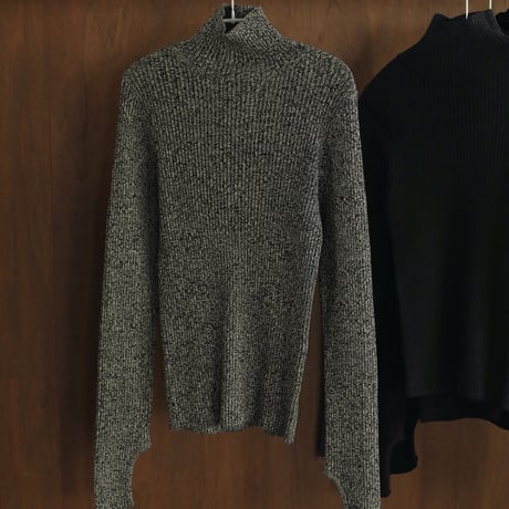 [24’WINTER COLLECTION]ànuke アンヌーク Slit Turtle Knit 62420518