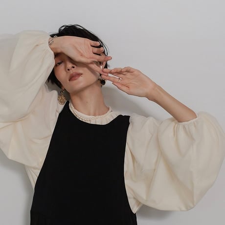 CHIGNON シニヨン チュールギャザーブラウス 1436-494KK