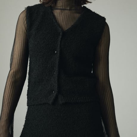 [24’WINTER COLLECTION] ànuke アンヌーク Rib Sheer Knit 62420512