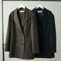 [24’WINTER COLLECTION] ànuke アンヌーク Oversize Double Jacket 62420105