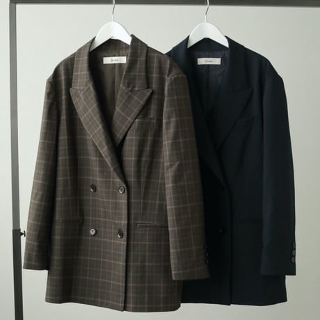 [24’WINTER COLLECTION] ànuke アンヌーク Oversize Double Jacket 62420105