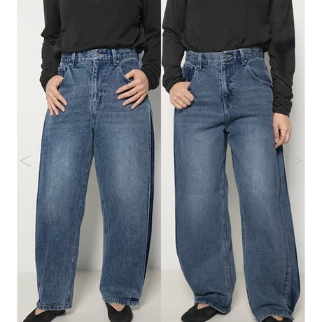 YENN イエン SIDE PLEATED DENIM PANTS/34size Y242-31045-2