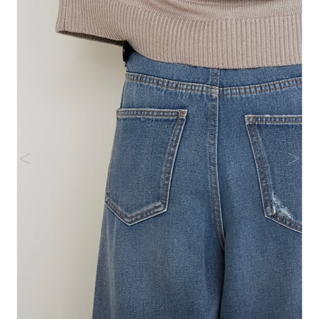 YENN イエン CURVED SEAM DENIM PT Y234-31041