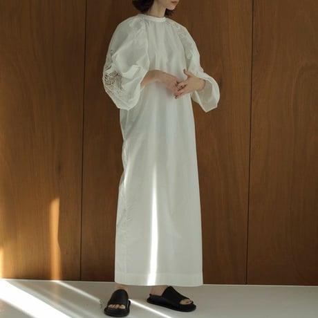 [ànuke 2024 Spring Summer Collection] Cutwork Embroidery Dress 62410304