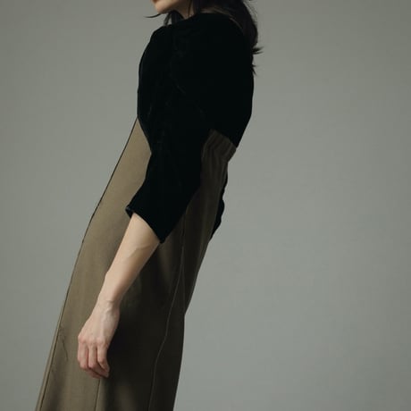 [24’WINTER COLLECTION] ànuke アンヌーク Heather Bare Onepiece 62420306