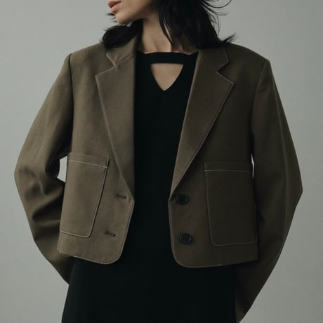 [24’WINTER COLLECTION] ànuke アンヌーク Heather Short Jacket 62420101