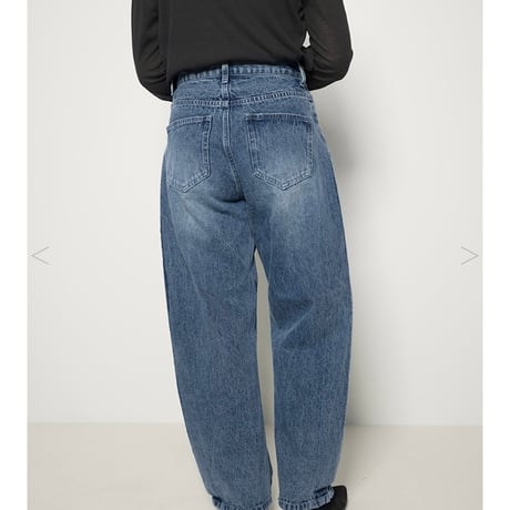 YENN イエン SIDE PLEATED DENIM PANTS/34size Y242-31045-2