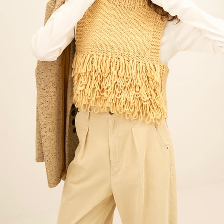 【2024 AUTUMN/WINTER COLLECTION】YENN WASHED CORDUROY PT Y244-31111