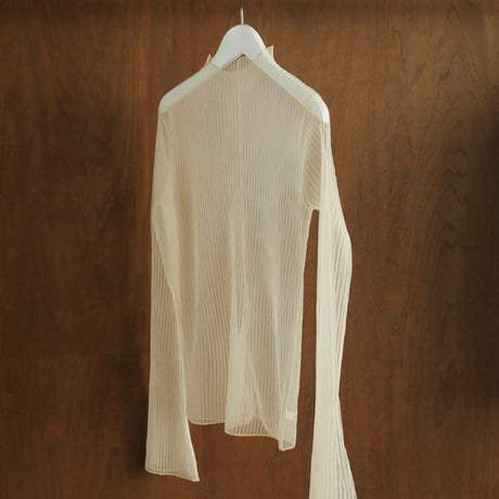 [24’WINTER COLLECTION] ànuke アンヌーク Rib Sheer Knit 62420512