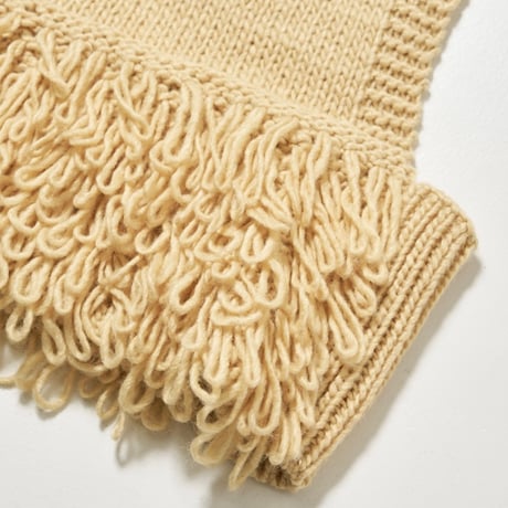 【2024 AUTUMN/WINTER COLLECTION】YENN LOOP HAND KNIT VEST Y244-98110