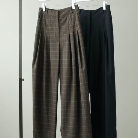 [24’WINTER COLLECTION] ànuke アンヌーク 3tuck Wide Pants 62420715