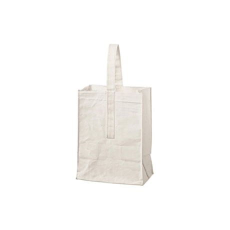 GROCERY BAG WITH HANDLE 〈SMALL/WHITE〉