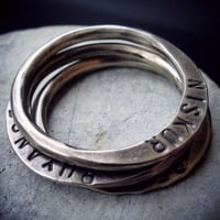 4本セットシルバー925と真鍮製リング① | IMERU