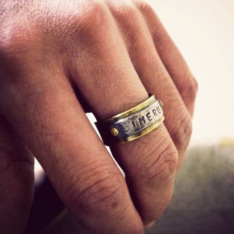 丸井ブン太　名前入り　リング　指輪 丸井ブン太 名前入り リング 指輪 - メルカリ