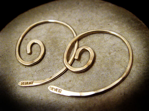シルバー925 両耳　07 ピアス　18mm ハンドメイド db5f080c112b5e0aed9af8c2e313ab