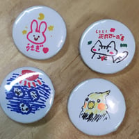 あすか＋星崎月＋ナカムラシュウイチ＋七海ひとみ：缶バッジ《1/11＠キャスラボ》【４個セット】Ａ