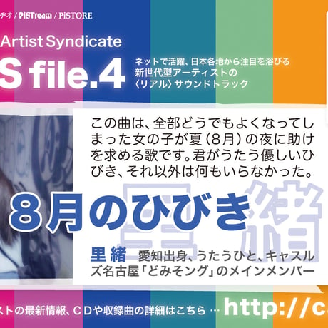 【里緒：８月のひびき】Casting Artist Syndicate：CAS file.4【通常盤】