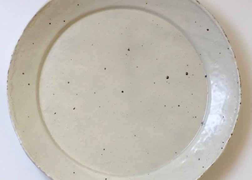 粉引九寸パスタ皿 | 喜世楽窯