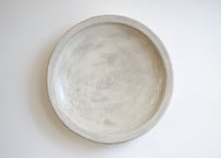 白化粧七寸リム皿