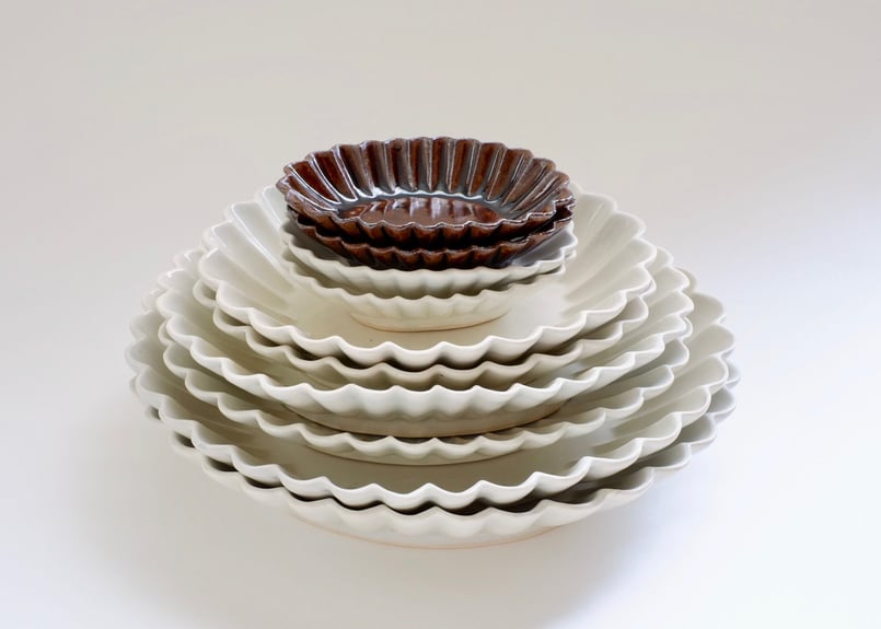 美品 未使用 村田森さん 青瓷輪花菱形皿 美品 未使用 村田森さん 青瓷輪花菱形皿 美品 未使用 村田森さん 青瓷