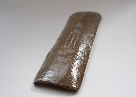 刷毛目長角皿