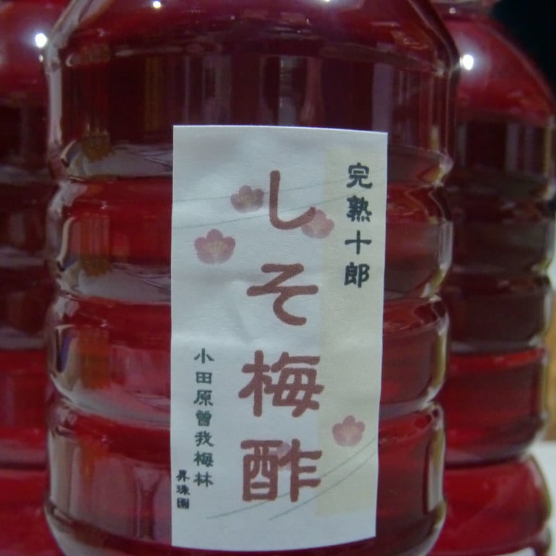 十郎梅しそ梅酢500ml×1本 | 小田原曽我梅林 「昇珠園」梅花