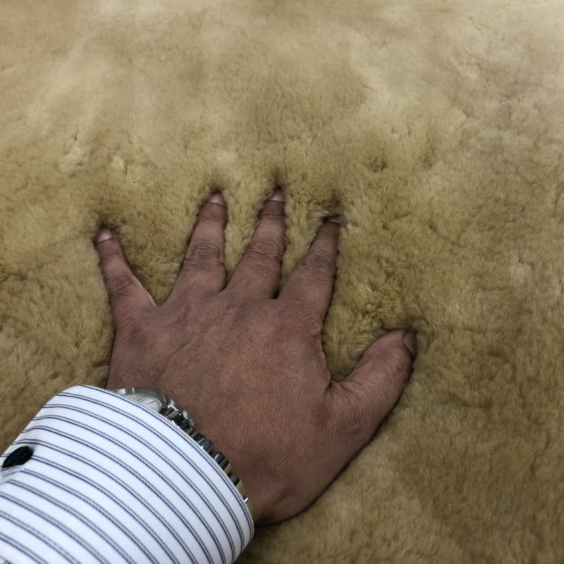 マスダ製 ムートンシーツ 毛長25mm （ダブルサイズ） | （有