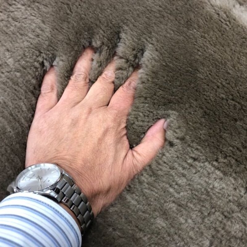 山甚物産ジンペット最高ランク超高密度ムートンシーツ　毛長35mm日本製未使用新品 日本製 最高品質ムートンシーツ長毛シングルサイズのご購入