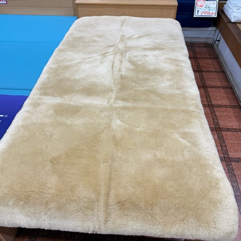 新品未使用☆ムートン　シングルサイズ　バクアレスターR マスダ社製　定価26万円 新品未使用☆ムートン シングルサイズ バクアレスターR マスダ社製