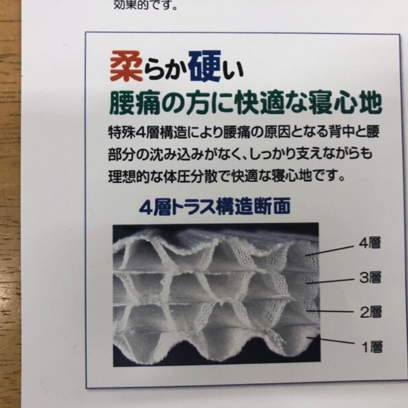 送料無料 エアーリブライト 腰痛対策 敷布団 スザキーズ洗える腰痛対策敷き布団～高反発な寝心地でしっかりと