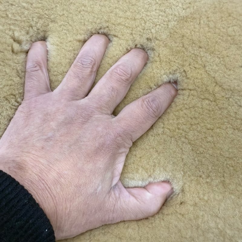 マスダ製 ムートンシーツ 毛長25mm （ダブルサイズ） | （有）野田ふとん店