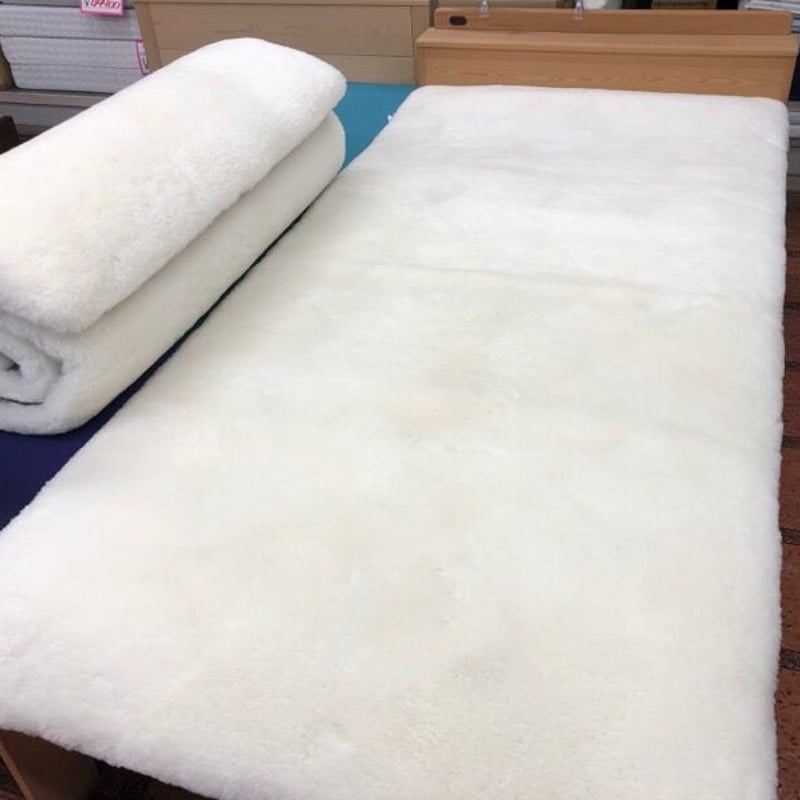 イチロー　ニチロムートン　最高級ムートンシーツ（ダブル） ニチロ製品「ムートン敷布」高級品