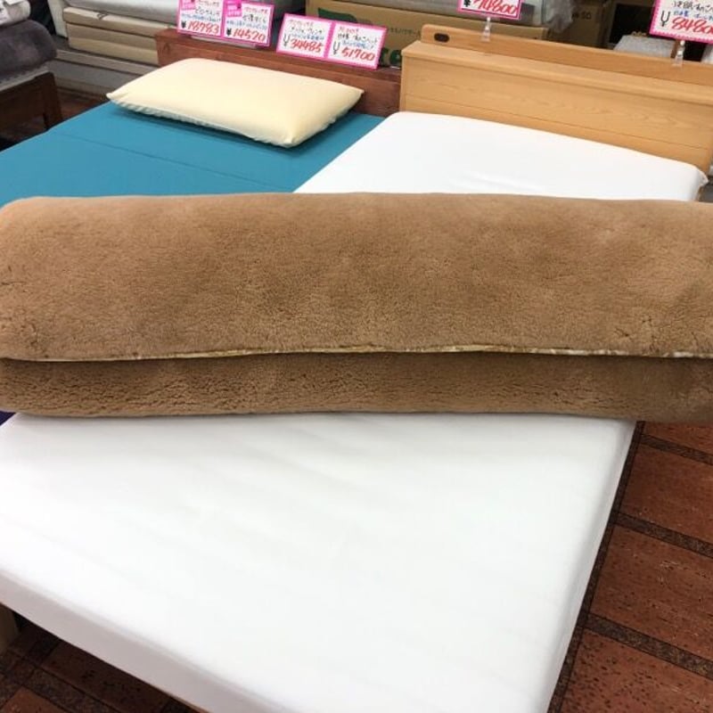 （セミダブル）上級品＊最終1点＊毛足３５ミリの上級品＊ムートンシーツ