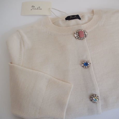 alpaca bijoux Cardigan off white