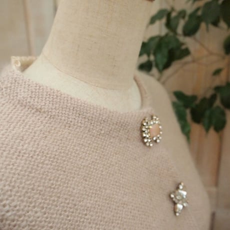 mohair bijou Cardigan warm beige